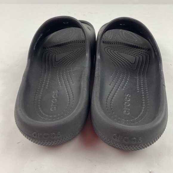 Crocs Classic Slide Sandals Unisex M6/W8 Slip On Open Toe Black Platform - Picture 8 of 10